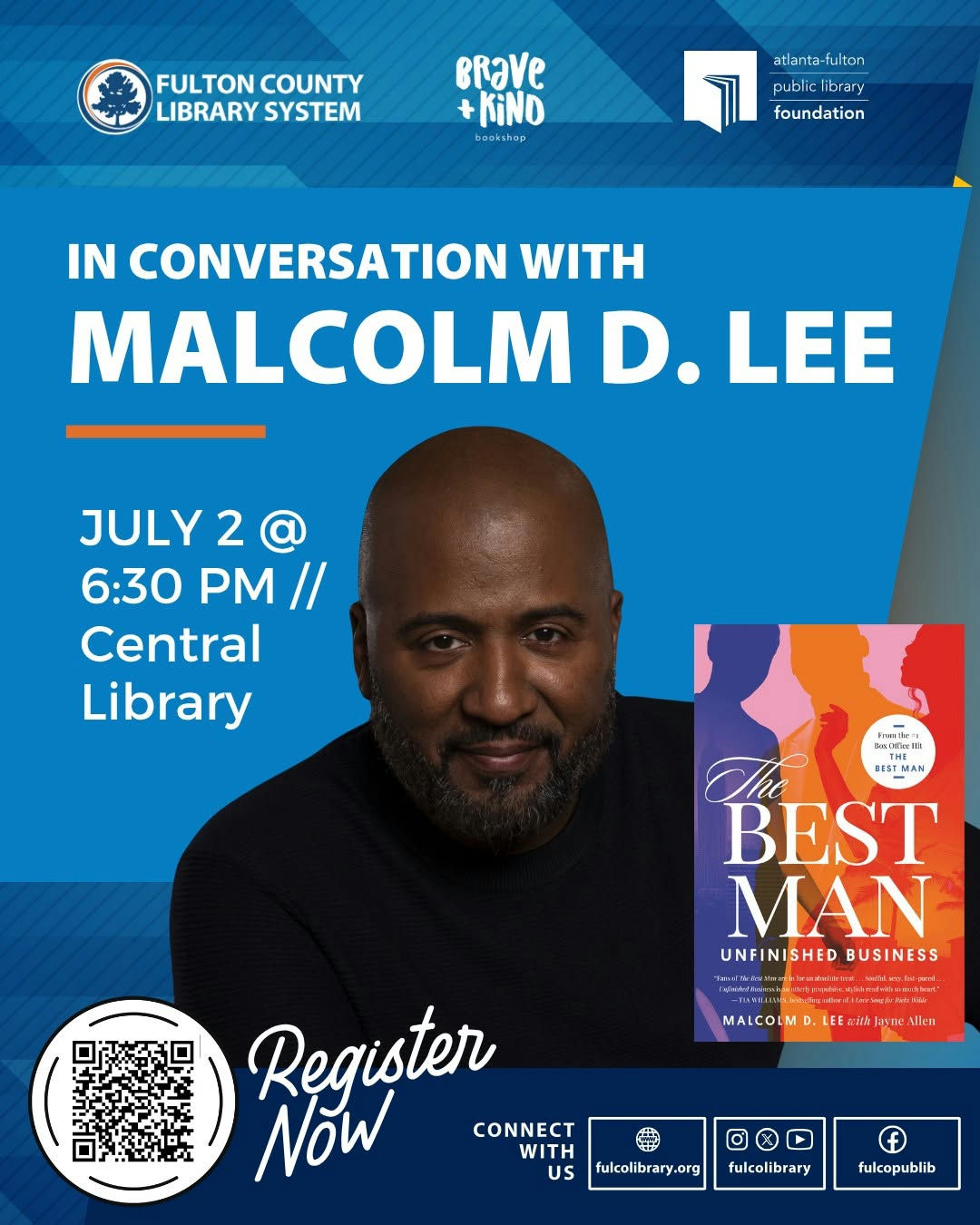 Engage with Malcolm D. Lee and Enjoy Bourbon Tasting!