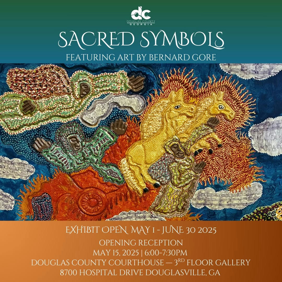 Join Us for the Free Kick-Off of “Sacred Symbols” Art Exhibit in Douglas County Courthouse – Meet the Artist and Discover Local Talent!