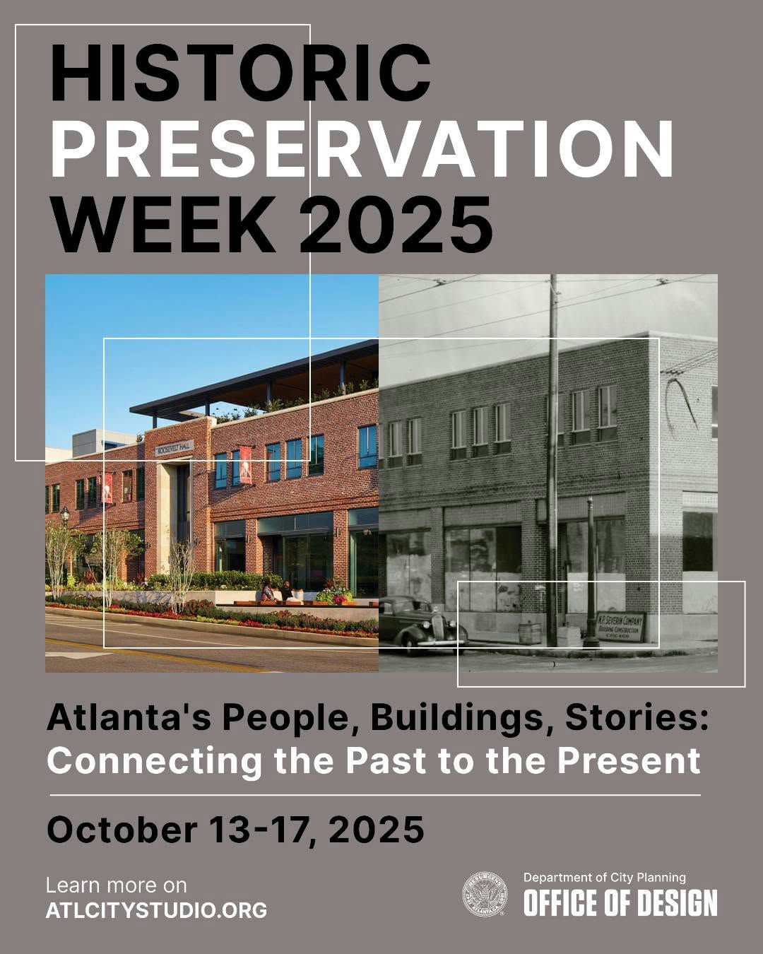 Historic Preservation Week 2025 is approaching fast! From October 13 to 18, explore the theme of adaptive reuse through inspiring renderings of vacant buildings. Experience a photo series, expert discussions, and guided tours showcasing Atlanta's rich architectural history. Be part of the journey to reimagine these historic spaces!